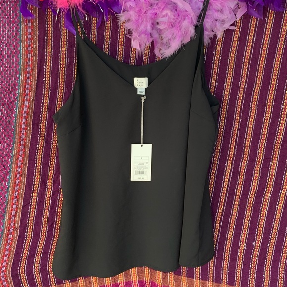 a new day Tops - NWT - a•new•day - black dressy camisole - Size L